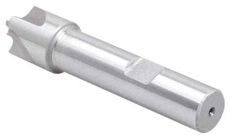 Side view of Accusize HSS corner-rounding end mill, 1/2 in shank, 5/8 in cutter, 3 in OAL