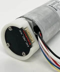 Close-up of Beefy Torque Brushless DC Servo Motor With Hall Encoder Feedback Three Phase For 24V 36V Or 48V Powering Precision Motion.
