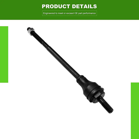 Front Suspension Tie Rod End Kit 4Pc For Chevy Express 2500 3500 And GMC Savana 2500 3500 2003-2019 Inner Outer Tie Rod Ends Replacement Set Easy Install, black steel inner tie rod end