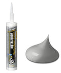 WeatherMaster Metal Roof Sealant Silver Premium Polymer Caulk For Aluminum Copper Galvanized Steel And Coated Metals All Weather Ready 9.5 Oz Cartridge