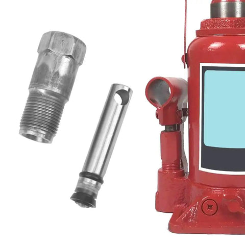 Vertical Hydraulic Jack Oil Pump Repair Kit With 55mm Piston Plunger And Cylinder Seal, Metal Construction, Complete Replacement Set