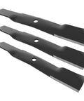 Mower Blades 19 Inch High Lift Replacement 3 Pack For John Deere 54 Inch Deck Models Z445 Z425 Z435 LX280 X340 X380 X710 X730 X734 UC22010