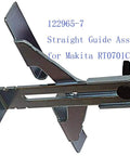 Dead Straight Guide Assembly For Makita Router Models Rt0701C And Rt0700C Bulletproof Precision Routing Rail with locking mechanism