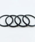 4 black 2mm spacers from 16 Piece Aluminum Bicycle Headset Spacers Set For One And One Eighth Inch Threadless Stems