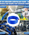 Blue silicone heater hose coil, 3/4 in ID, 10 ft roll, reinforced for vehicle coolant systems