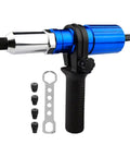Cordless Drill Rivet Attachment Kit For Automotive Metal Aluminum Projects, Pop Rivet Adapter For Fastening, Heavy Duty Construction And Repair Tools