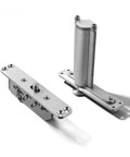 Heavy Duty Springback Pivot Hinge For Restaurants And Commercial Doors, aluminum design for smooth automatic closing and spin action