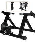 Indoor Bike Trainer Stand For 20 To 22 Inch Wheel Size Mountain And Road Bikes, Adjustable Height, Stable Frame