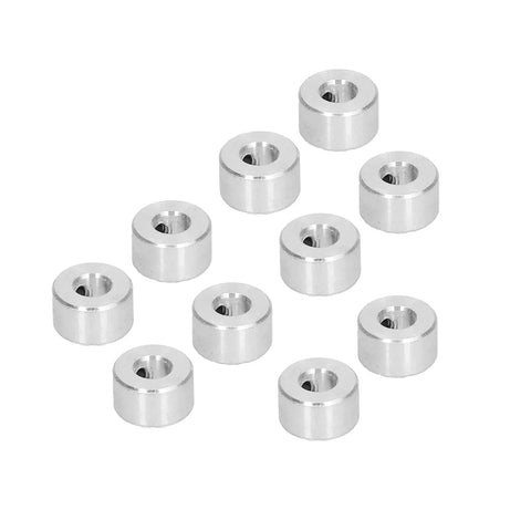 One Eighth Inch Shaft Collar Solid Steel Axle Collar With Setscrew for low axial load and precise positioning, ten pieces