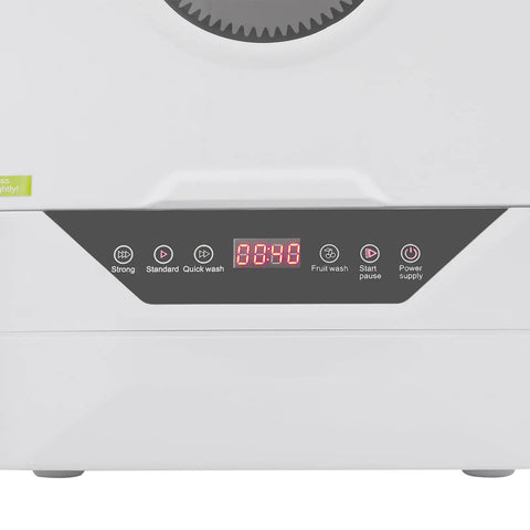 Control panel of Ace Portable Countertop Dishwasher With Four Smart Wash Modes And Turbo 360 Spray for easy operation.