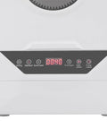 Digital panel of Compact Countertop Dishwasher With 800W Motor And 360 Spraying Arm displays wash cycles and timer.