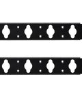 Built Tough Heavy Duty Vertical Zero U Pdu Rack Mount Bracket Solid Steel Support For Servers Cable Managers fits two post four frame