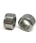 Two EWC1209 one-way clutch needle roller bearings, 12x18x9 mm, metal construction