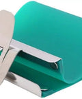 Three Pack 15OZ Sublimation Silicone Mug Wraps For Oven Printing, Heat Resistant 3D Mug Clamps, Green silicone wrap and metal clamp