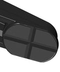 Close-up of GearKlamp 24 Inch Clamp Set Six Pack For Tight Spaces, showcasing gear-driven end and quick release button detail.