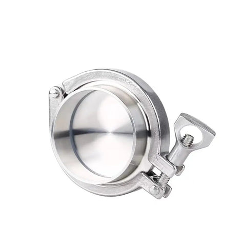 Top Shelf 304 Stainless Steel Ferrule Kit With Tri Clamp Pipe End Cap And Silicone Gasket For Dairy Food Processing Quick Fit Setup Durable Rugged Gear, 304 stainless steel tri clamp ferrule end cap