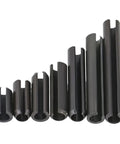 Heavy Duty Stainless Steel Spring Dowel Roll Pin Split Pin M2 X 6 To 30mm Black Carbon Steel Pack Of 50 To 300 Pieces