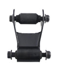 Rear Leaf Spring Shackle Kit 2 Pack For Ford F150 F250 Ranger Heritage Replacement Rear Suspension shown in black steel