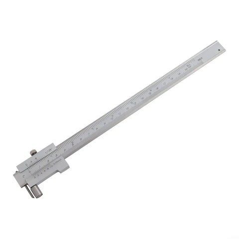 Beefy 200mm Metal Scriber Calipers Marking Gauge With Carbide Tip for Wood Steel Plastic Iron, dual scale, stainless steel, silver