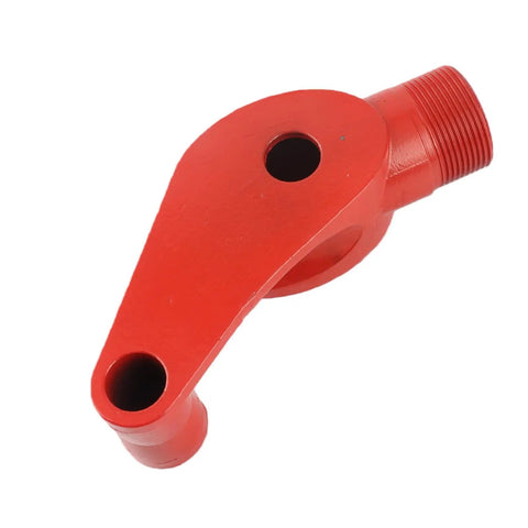 Heavy Duty Horett Cast Iron Conduit Bender For Galvanized Electrical Pipe And PVC Tube, detailed view of red bender component.