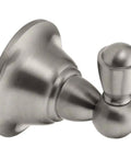 DN6803BN Sage Robe Hook In Brushed Nickel, a modern finish for hanging towels and robes, close-up on sleek design