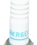 Laser Platinum Spark Plugs BKR6EQUP close-up view for Audi 97-01 BMW 92-06 Cadillac 03-04 Porsche 01-05 VW 98-05 Volvo 95-04
