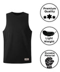 Ultra Durable Boxing Jersey With Satin Finish Fabric For Serious Training Easy Pull On Gear Smooth Comfort And Street Ready Style For Heavy Hitters In Black XXL displayed with quality icons