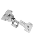 270 Degree Zinc Alloy Folding Hinge For Furniture Doors, compact design, displayed in silver zinc alloy material.