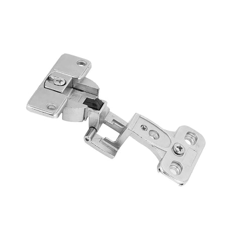 270 Degree Zinc Alloy Folding Hinge For Furniture Doors, compact design, displayed in silver zinc alloy material.
