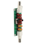 Side view of Low Pass Filter for 20m 30m 40m Bands 7MHz 10MHz 14MHz With Crystal Clear Signal Purity, green circuit board