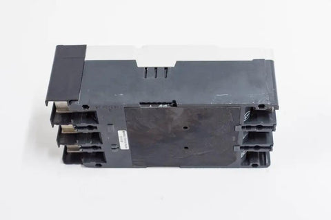 Heavy Duty 175 Amp Three Pole Molded Case Circuit Breaker With Solid 35ka Interrupting Power And Easy Six Hundred Volt Feed Thru Setup For Dependable Electrical Panel Upgrades On Site from a top view showing connectors and frame.