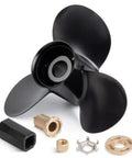 Aluminum Outboard Propeller 13 3 Quarter X 15 Pitch Three Blade Right Hand Rotation With 15 Spline Hub Kits Included