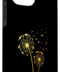Hang Glider Art iPhone 13 Pro Max Case For Men Women Aviation Gift For Hang Gliding Fans Pilots Instructors And Aviation Enthusiasts Durable Protective Cover With Cool Glider Design And Flight Inspired Style, featuring golden glider motif on black backdrop.