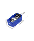 10kg Ceiling Damping Mounts For Noise Reduction And Vibration Isolation, Sturdy Isolators For Home And Office Gear, Easy Install, Multi Functional Use, Quiet, Shockproof Performance blue steel mount, 11.5cm x 4.4cm x 3.4cm