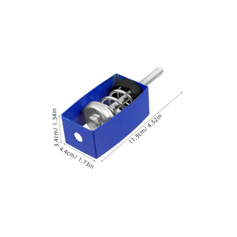 10kg Ceiling Damping Mounts For Noise Reduction And Vibration Isolation, Sturdy Isolators For Home And Office Gear, Easy Install, Multi Functional Use, Quiet, Shockproof Performance blue steel mount, 11.5cm x 4.4cm x 3.4cm