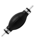 Slick Heavy Duty Rubber Fuel Transfer Pump Bulb, black 5.9x1.9in with one-way valve for gasoline diesel petrol haul.