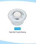 5Pcs 0 63 Inch Roller Ball Transfer Bearing Units Smooth Glide Nylon Casters For Conveyor Systems showing a single round ball unit design.