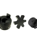 5/8 To 1 Inch L Jaw Coupling Set With Rubber Spider Insert Heavy Duty Industrial Grade For Flexible Power Transmission components
