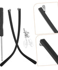 Two Pairs Metal Eyeglass Temple Replacement Arms Kit For Fast Easy Repairs Ergonomic Durable Design For All Day Comfort