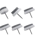 Top Tier Heavy Duty Felt Chair Leg Pads 200 Pack Anti Scratch Floor Protectors smooth spike-backed felt pads for furniture.