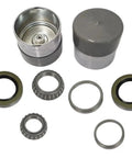 Trailer Wheel Bearing Kit With Chrome 1.980 Inch OD Bearing Protector Caps For UFP 3500 Lb Marine Hubs On Boat And PWC Trailers