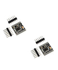 Dual H Bridge DC Motor Driver Module With DRV8833, 1.5A Per Channel, drives two DC geared motors, black PCB with pin headers