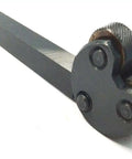 Front view of Diamond Pattern Knurling Tool With Pivot Head For Lathe And Milling Machines Pro Grade 1/2 Inch Square Shank