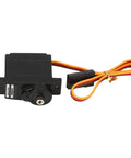 Badass 10g Metal Gear Micro Servo Featuring Solid Core Motor And Lightning Fast Digital Response For 450 Rc Helicopter Builds And Tight Control Upgrades That Go Hard On The Field, top view with wires.