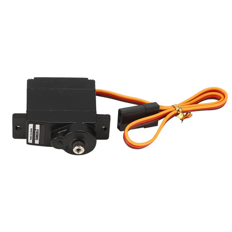 Badass 10g Metal Gear Micro Servo Featuring Solid Core Motor And Lightning Fast Digital Response For 450 Rc Helicopter Builds And Tight Control Upgrades That Go Hard On The Field, top view with wires.