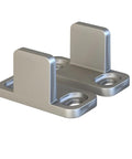 Floor Guide For Sliding Barn Door Hardware Aluminum Silver Set Of 2 Keeps Door Aligned With Rail And Prevents Derailment