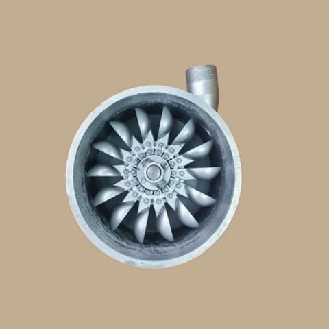 Beefy 2200W Hydro Generator 220V Micro Hydroelectric Water Turbine For Creek Portable Outdoor Power Station With Copper Core Coils Thick Aluminum Casing Efficient High Output For Remote Off Grid Camps
