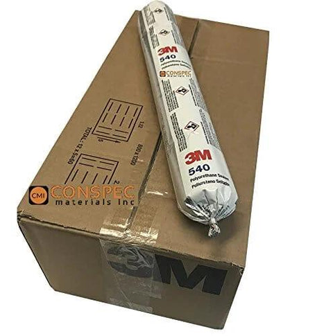 Marine-grade gray polyurethane sealant adhesive 20 oz sausage pack on box, fast curing, paintable, waterproof for submerged joints.