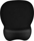 Ergonomic Mouse Pad With Wrist Rest Memory Foam For Computer, Home Office And Gaming, Non Slip Base, Dense Surface For Precise Tracking, 9.64x8.26 Inches