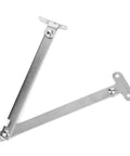 Stainless Steel Rustproof Support Hinges Set Of 5 For Doors Closets And Cabinets Built Tough With Included Rivets Heavy Duty Hardware Fittings